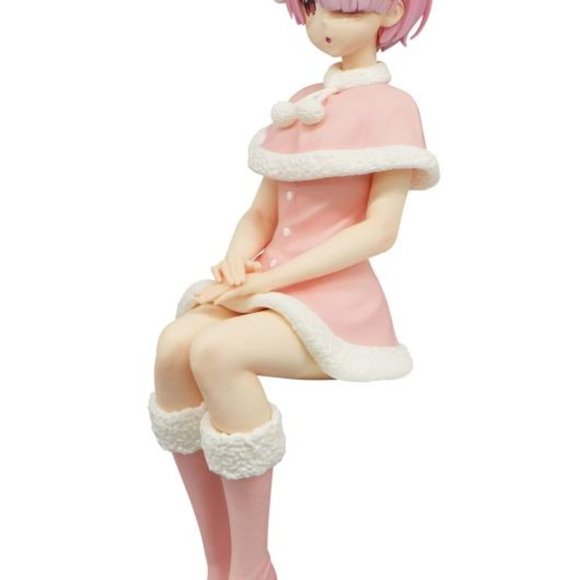 NEW Re:Zero Rem Ram Noodle Stopper Figure Snow Princess Set of 2 Japan FuRyu - Picture 8 of 10